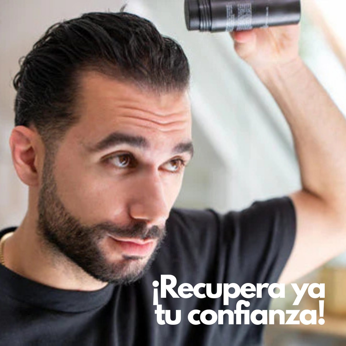 FIBRA CAPILAR DEXE®  ¡CUBRE TU CALVICIE EN SEGUNDOS!